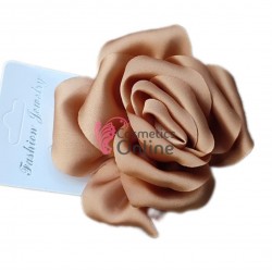 Brosa si clema pentru par sau vestimentar TRD018OO trandafir Capucino